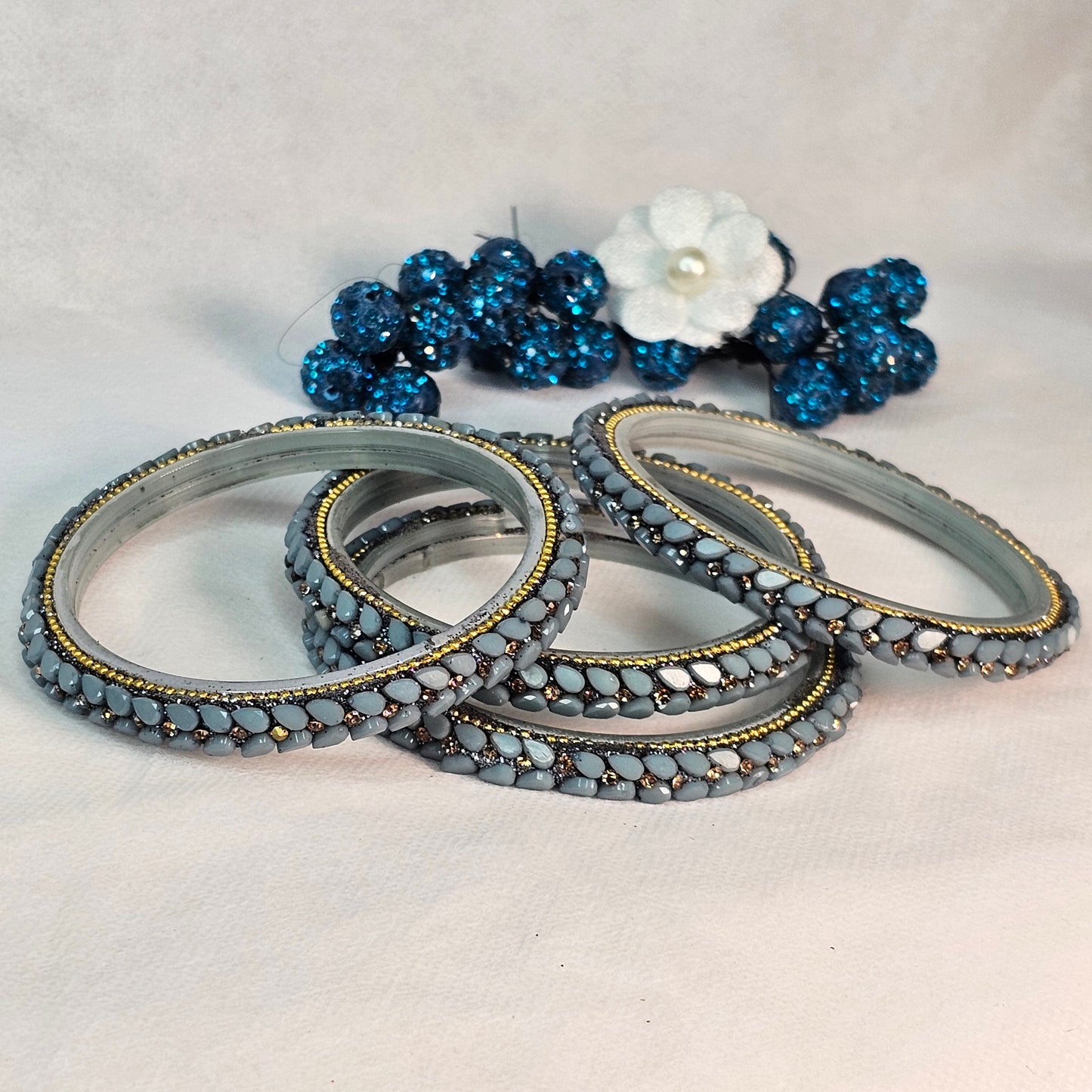 Glass Stone Bangles