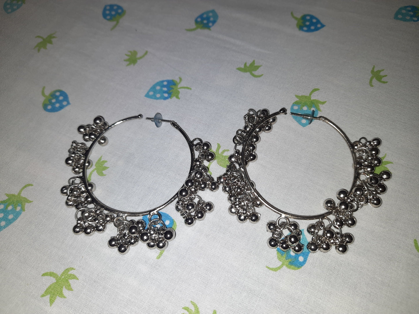 Silver Ghunghru Baali