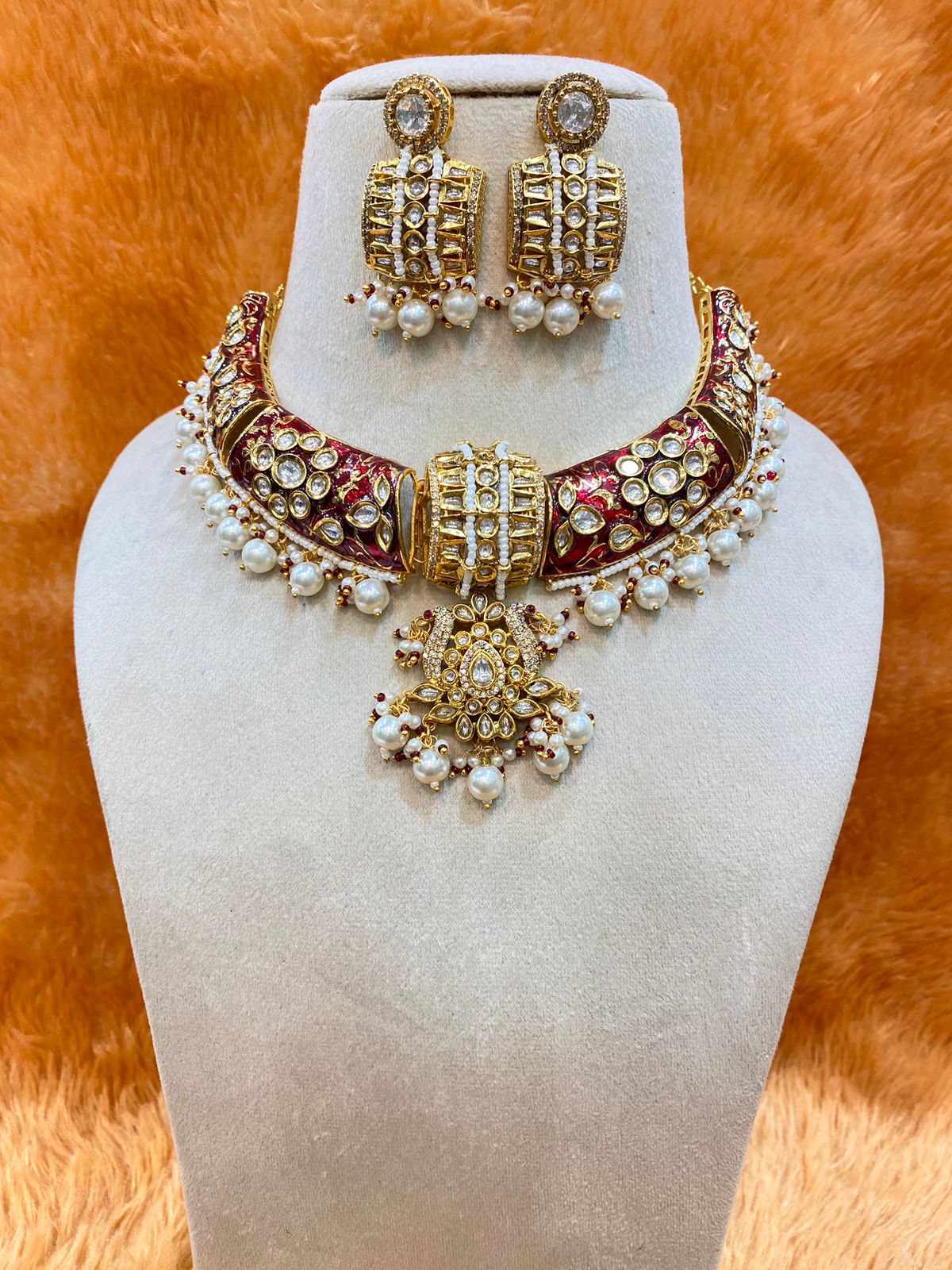 Polki Kundan Set