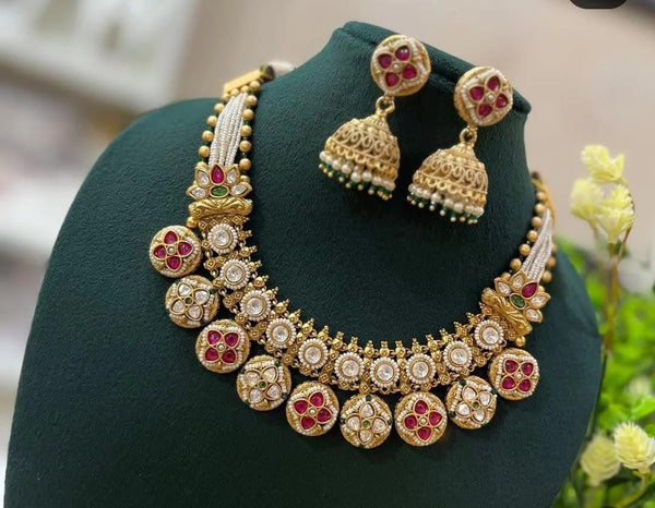 Multicolor Polki Set