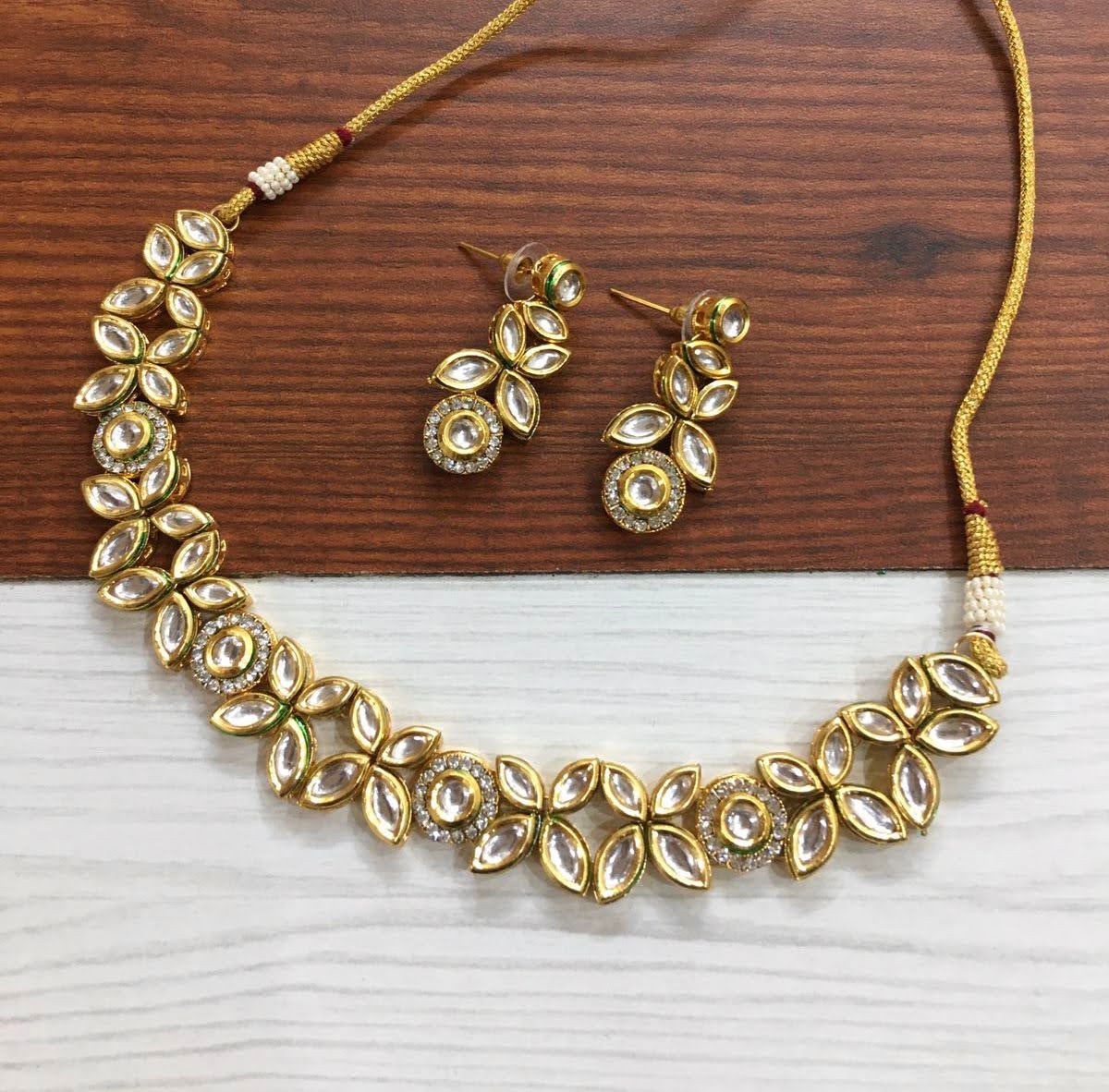 Floral Kundan Choker Set