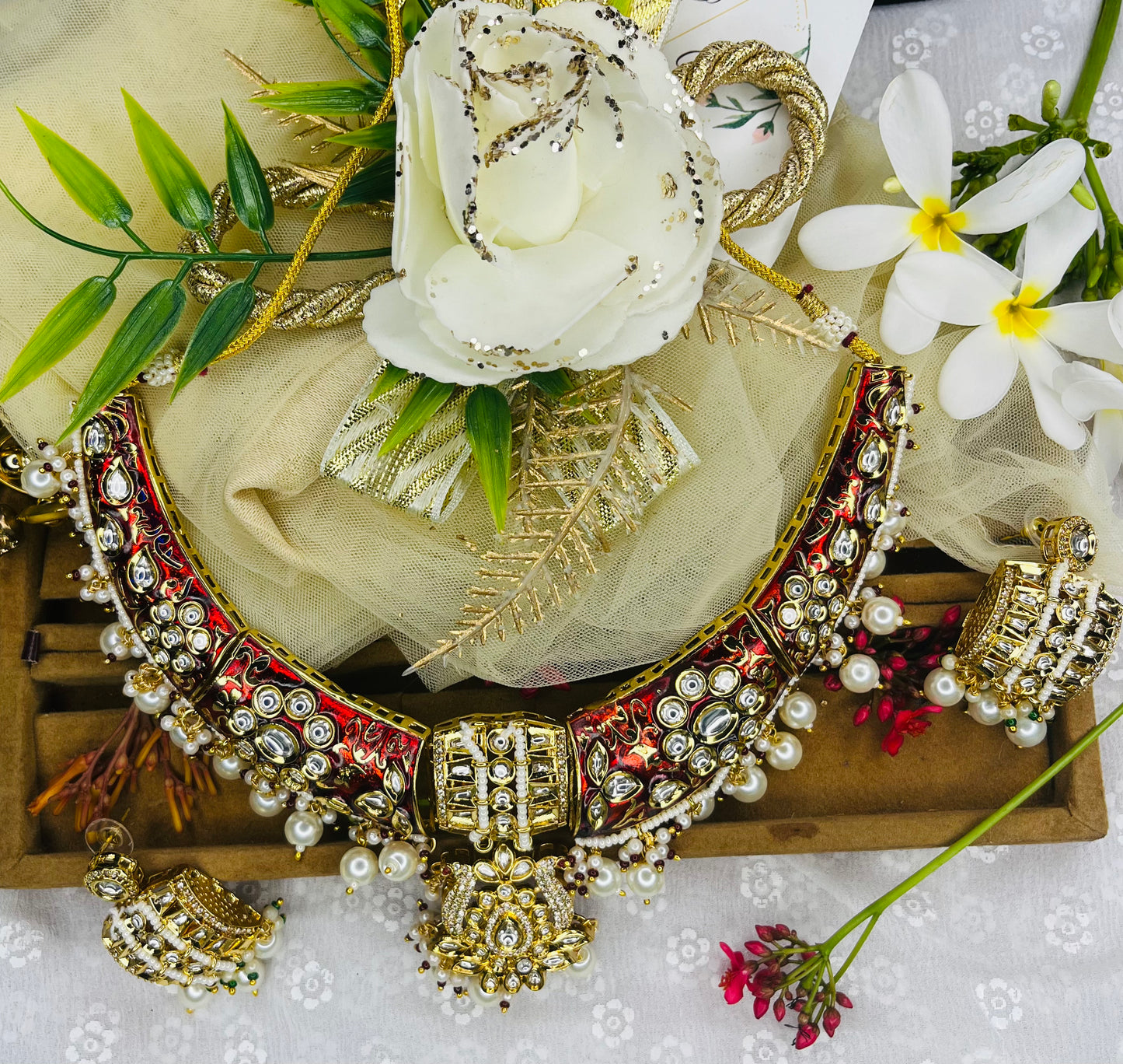 Polki Kundan Set