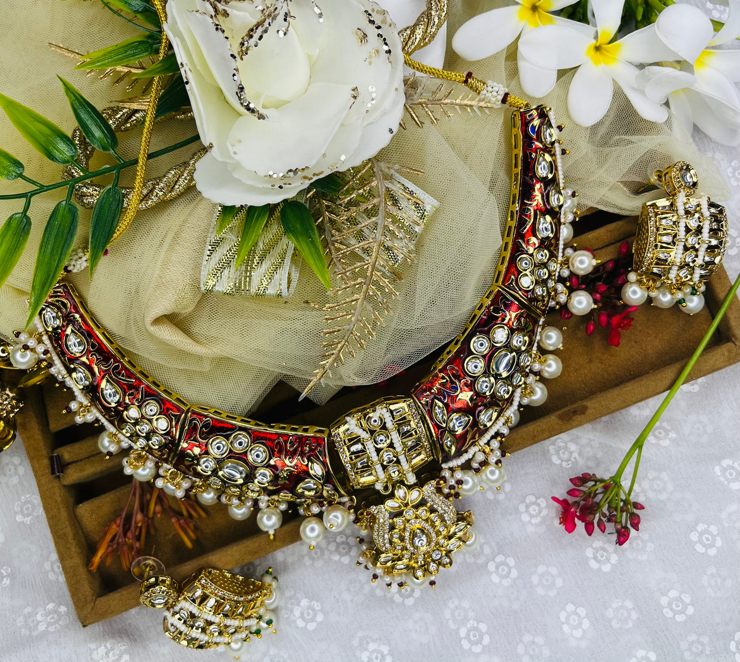 Polki Kundan Set