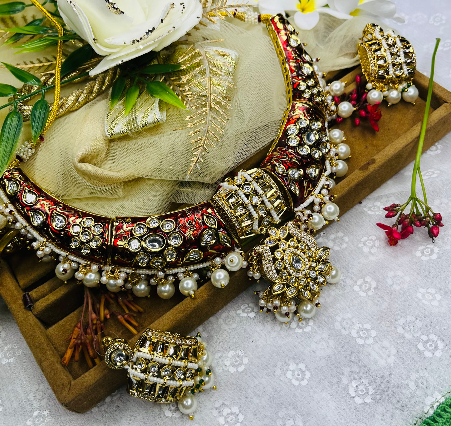 Polki Kundan Set