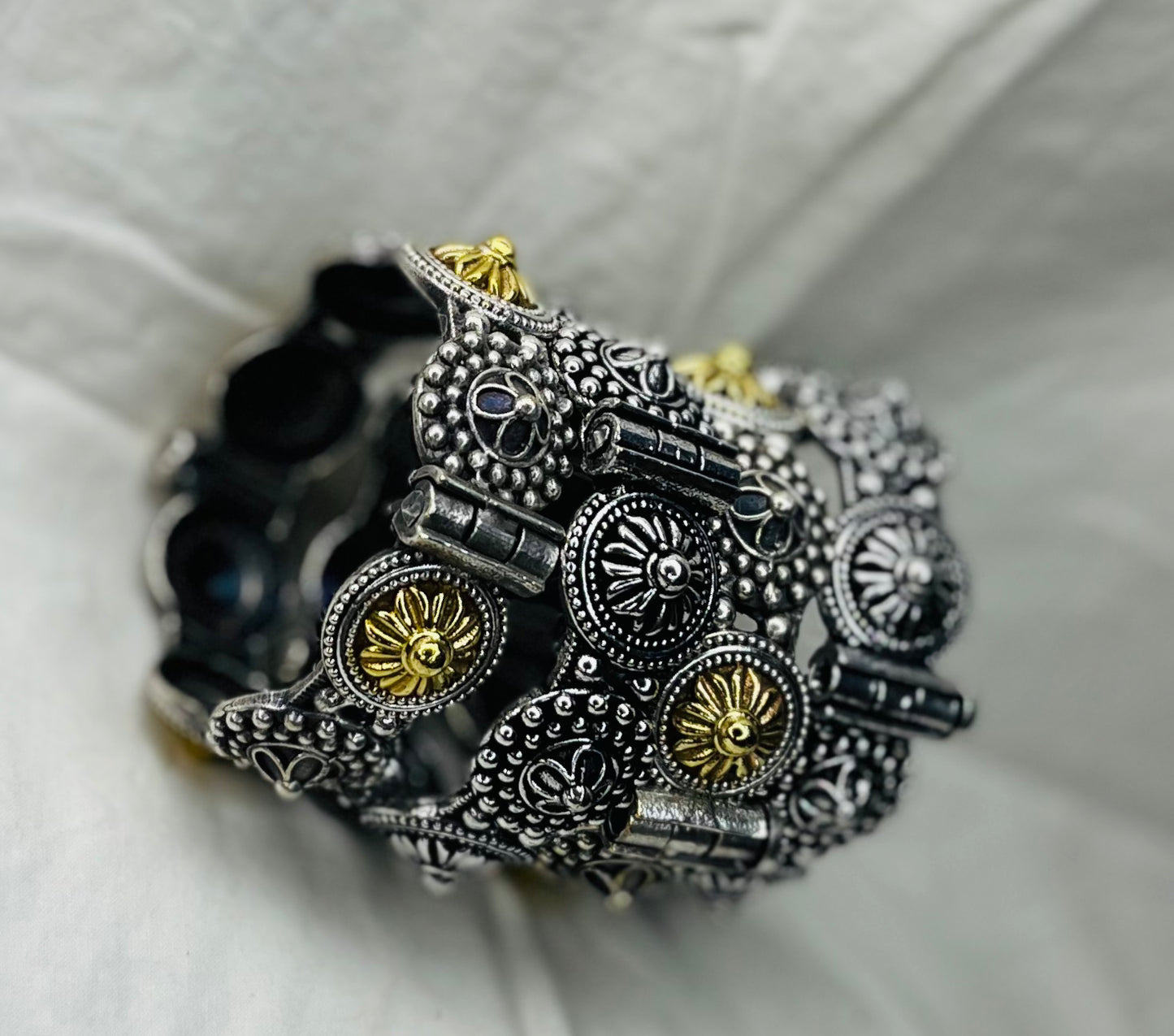 Mandal Mix Oxidised Kada