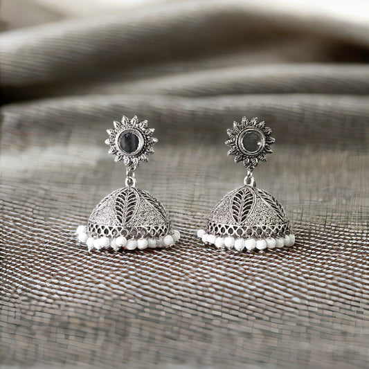 Mirror Jhumkas