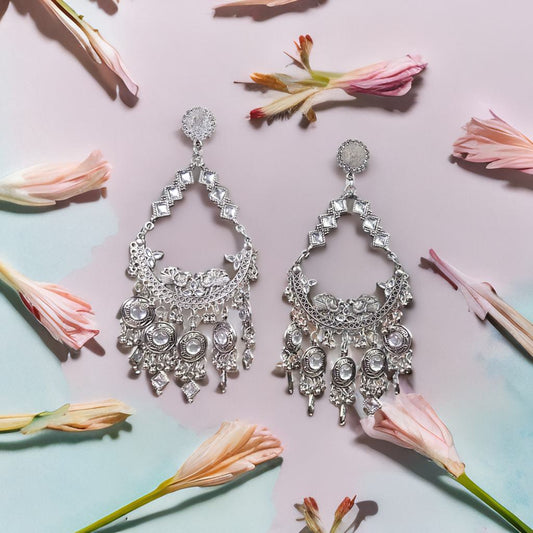 Oxidized Mirror Danglers