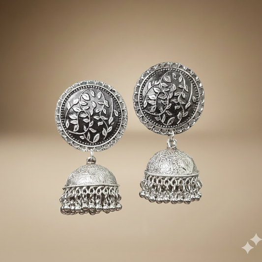 Leafy Jhumkas
