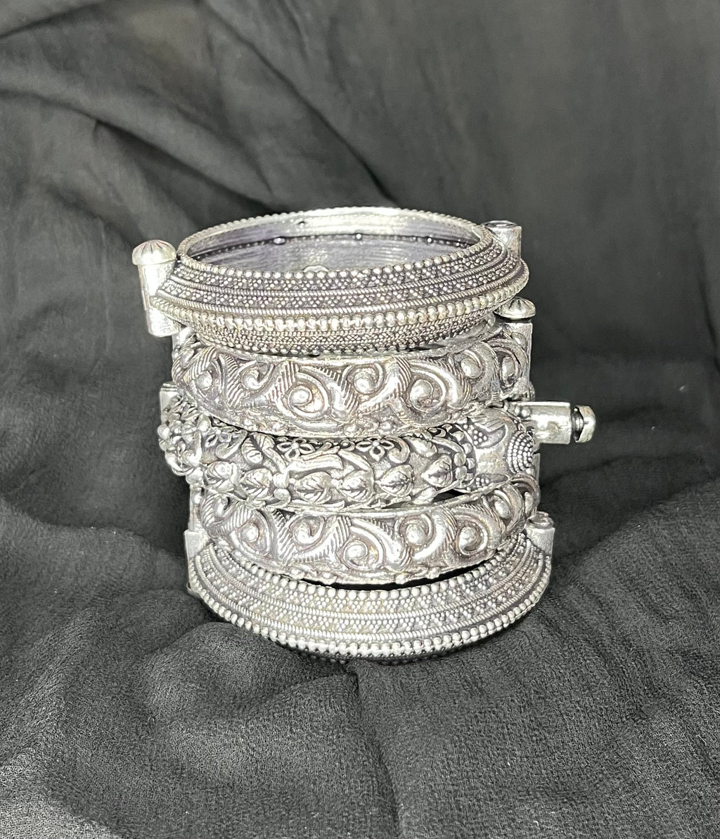 Silver Replica Kada Stack 6