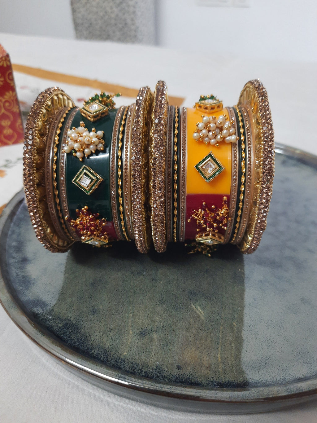 Rajwadi Bangle Set