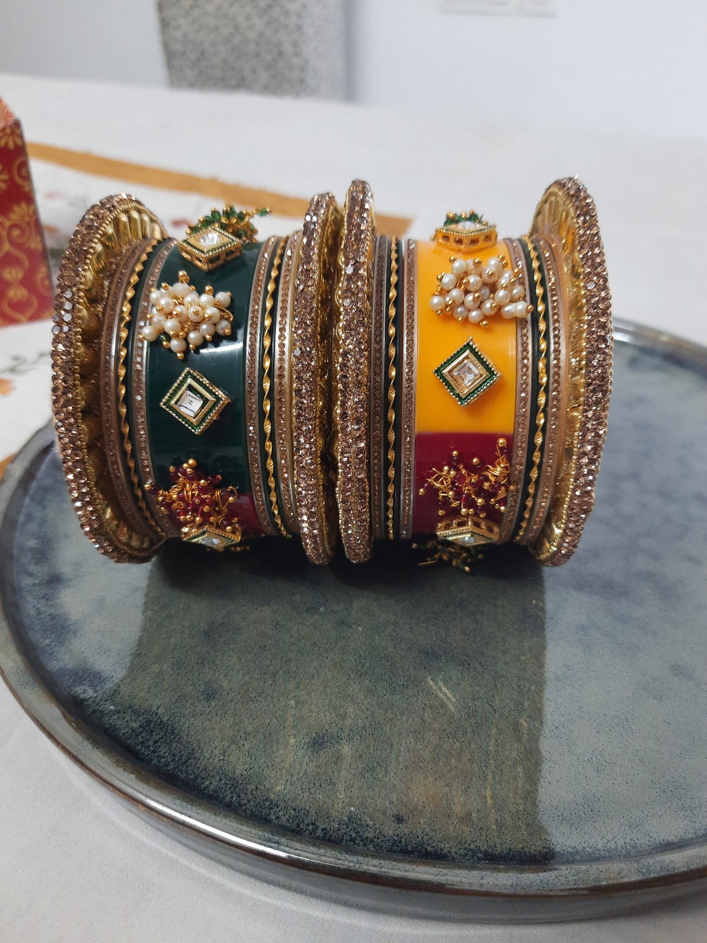 Rajwadi Bangle Set
