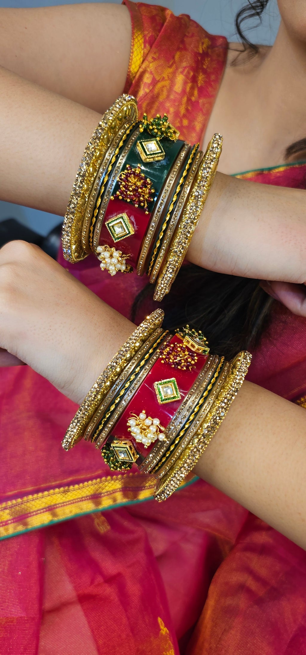 Rajwadi Bangle Set