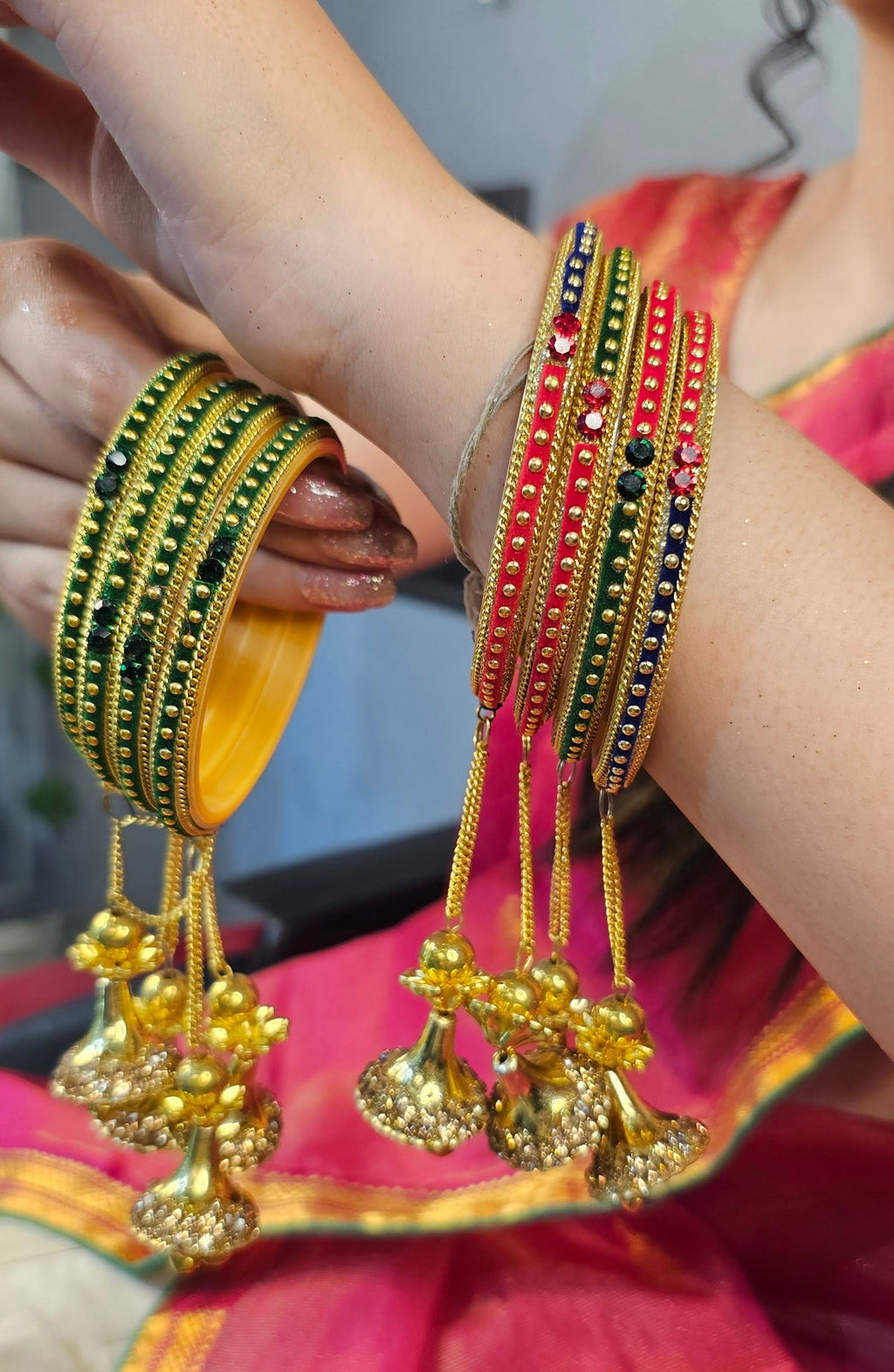 Bangles with Latkans