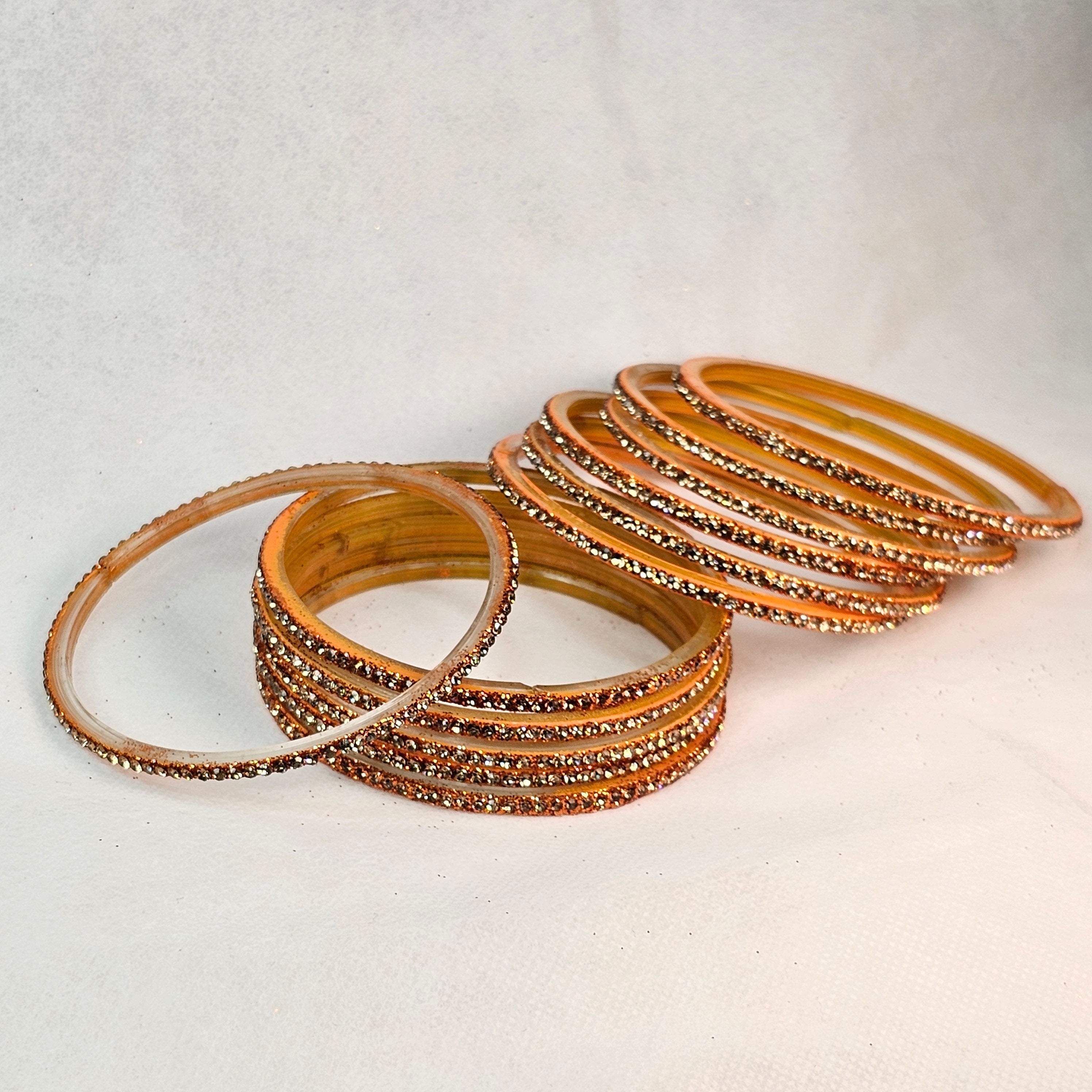 Shimmery Glass Bangles
