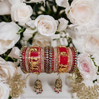 Rajwada chuda set (Elephant design)