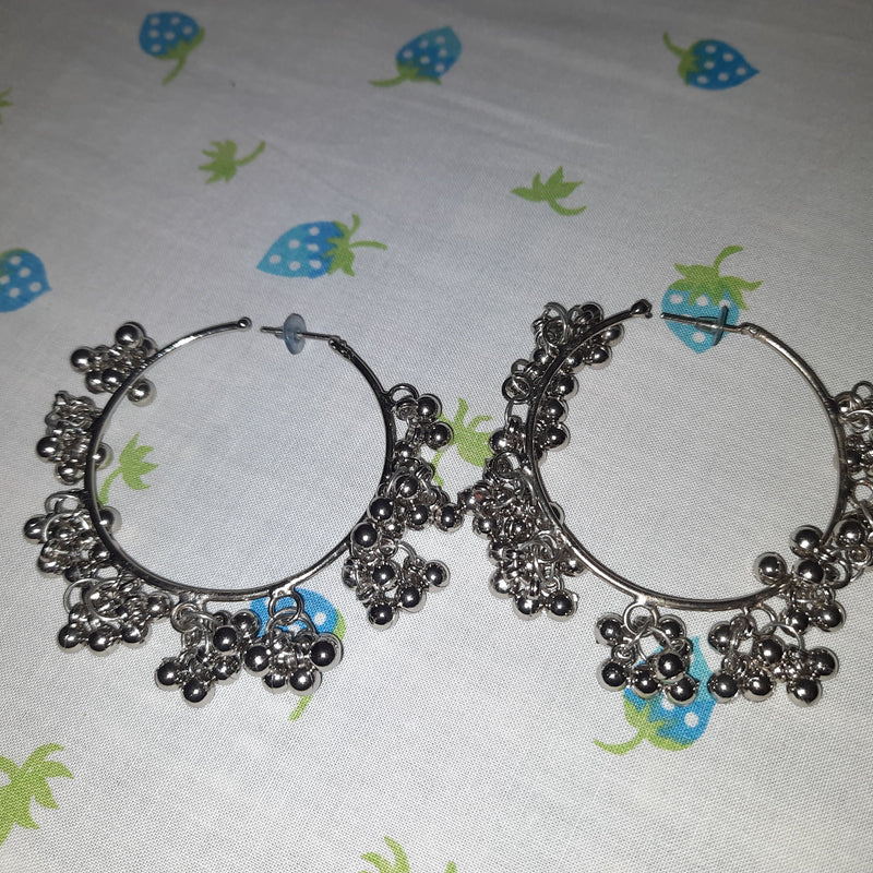 Silver Ghunghru Baali