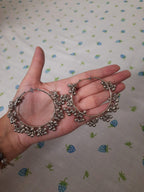 Silver Ghunghru Baali