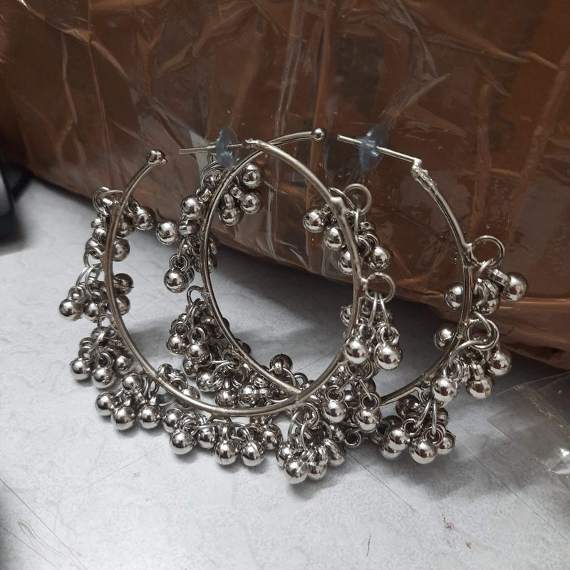 Silver Ghunghru Baali