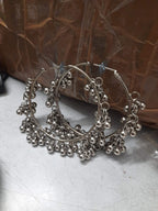 Silver Ghunghru Baali