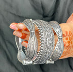 Silver Replica Kada Combo