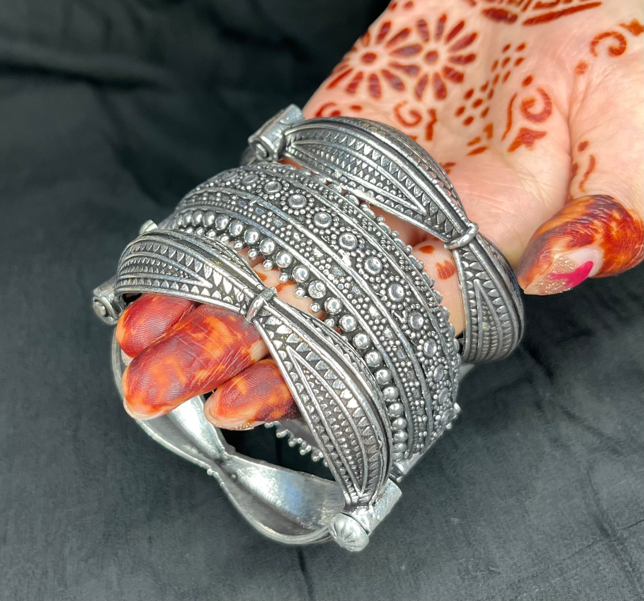 Silver Replica Kada Combo