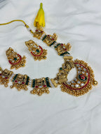 Half Moon Hathi Necklace Set