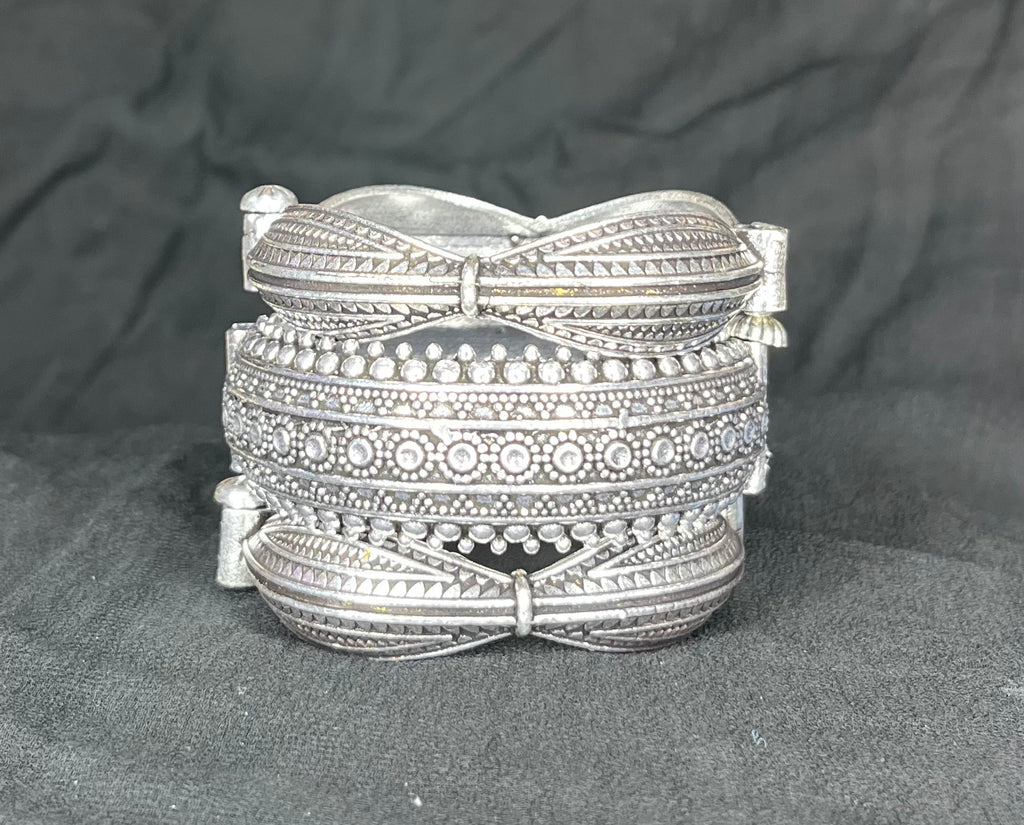 Silver Replica Kada Combo