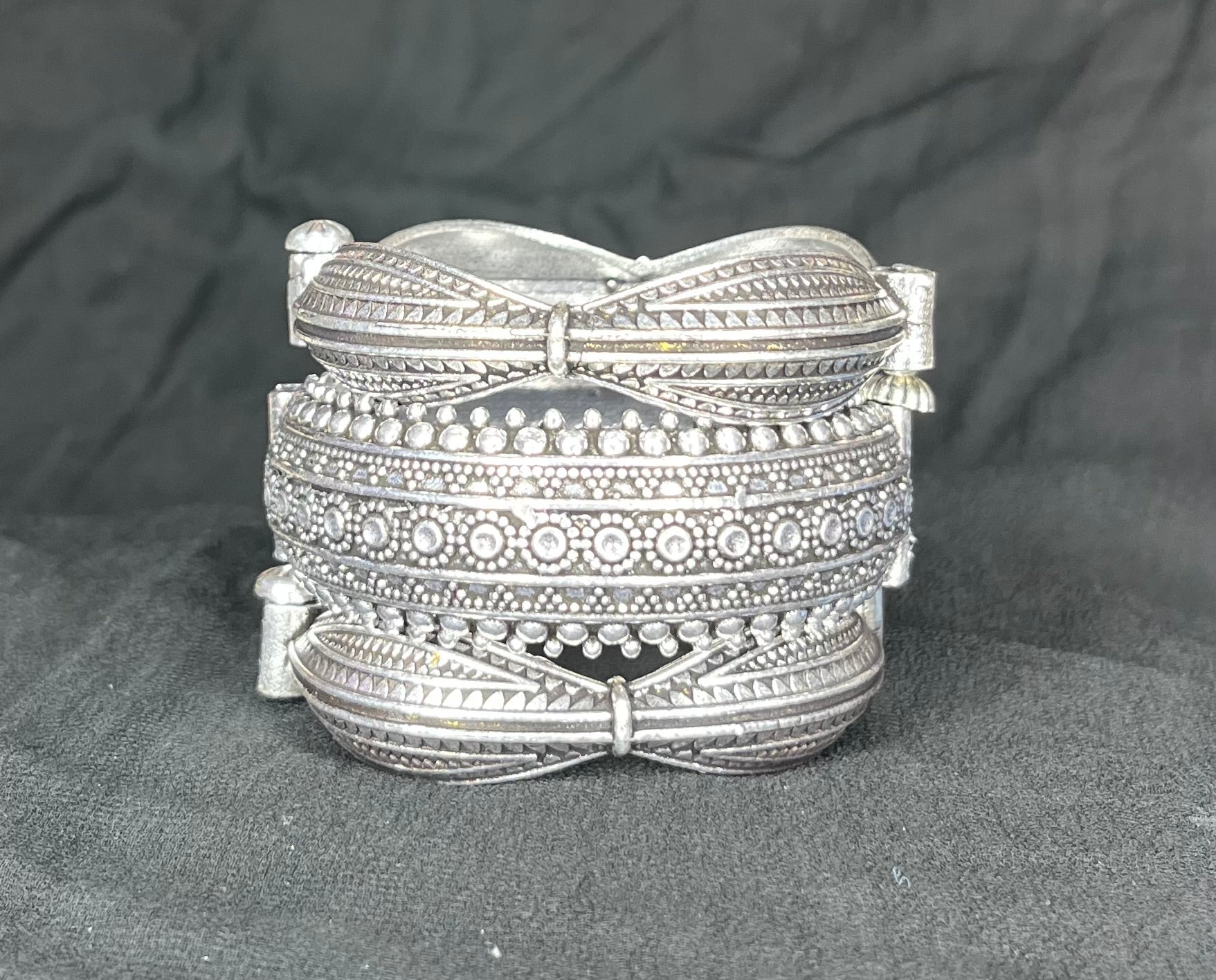 Silver Replica Kada Combo