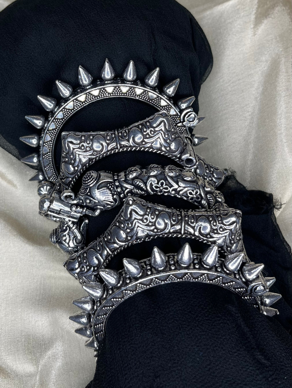 Silver Replica Kada Stack 5