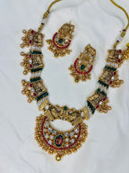 Half Moon Hathi Necklace Set