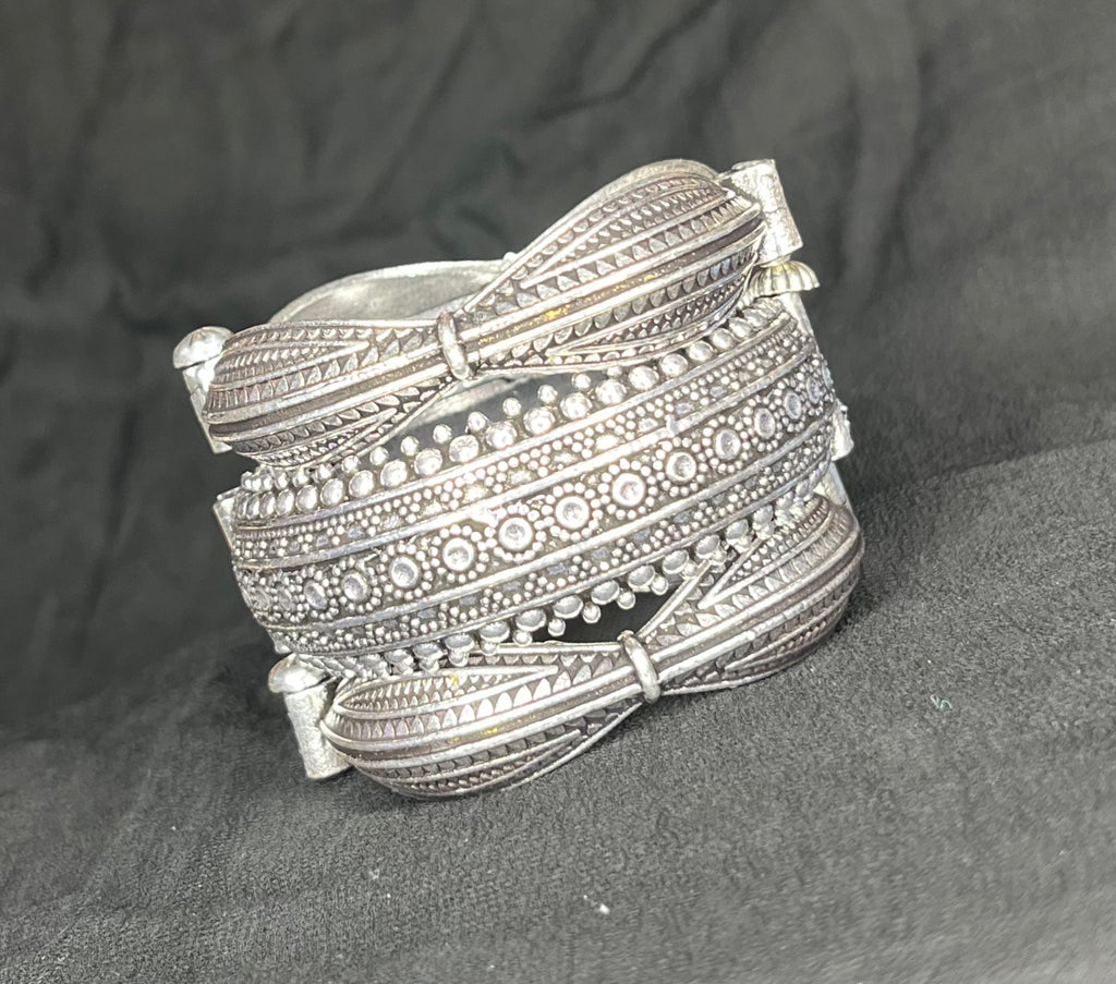 Silver Replica Kada Combo