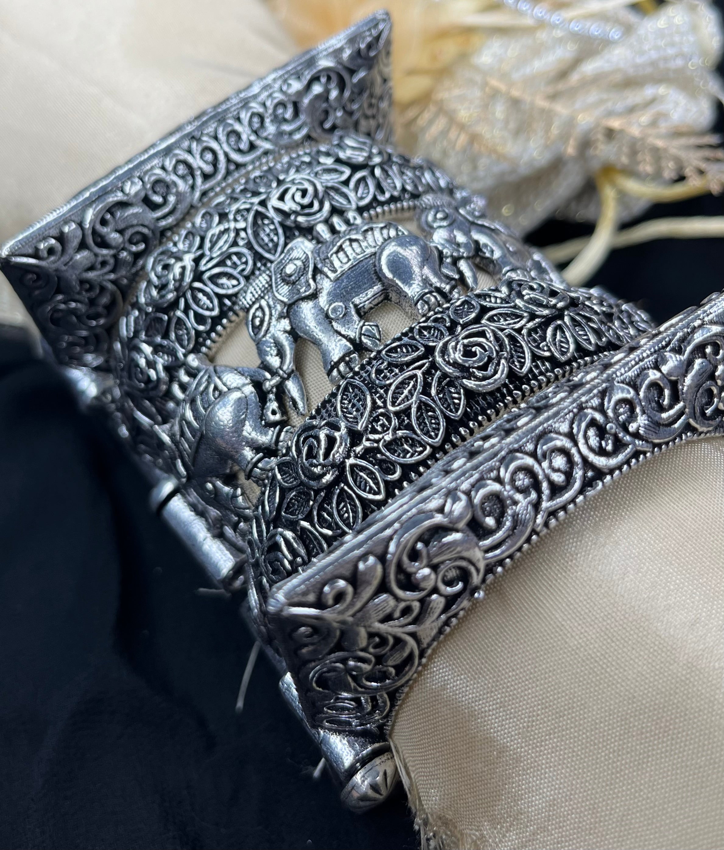 Silver Replica Kada Stack 4