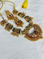 Half Moon Hathi Necklace Set