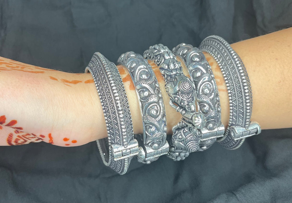 Silver Replica Kada Stack 6