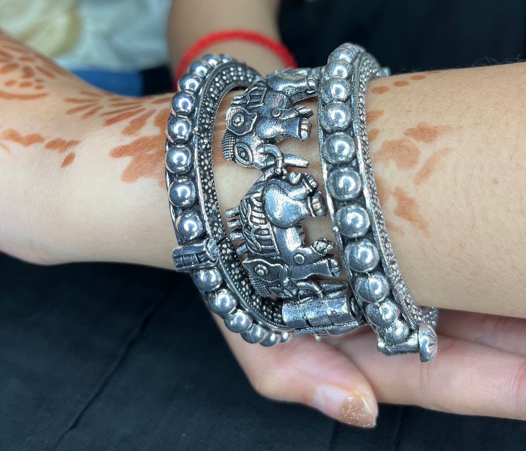 Silver Replica Kada Combo 1