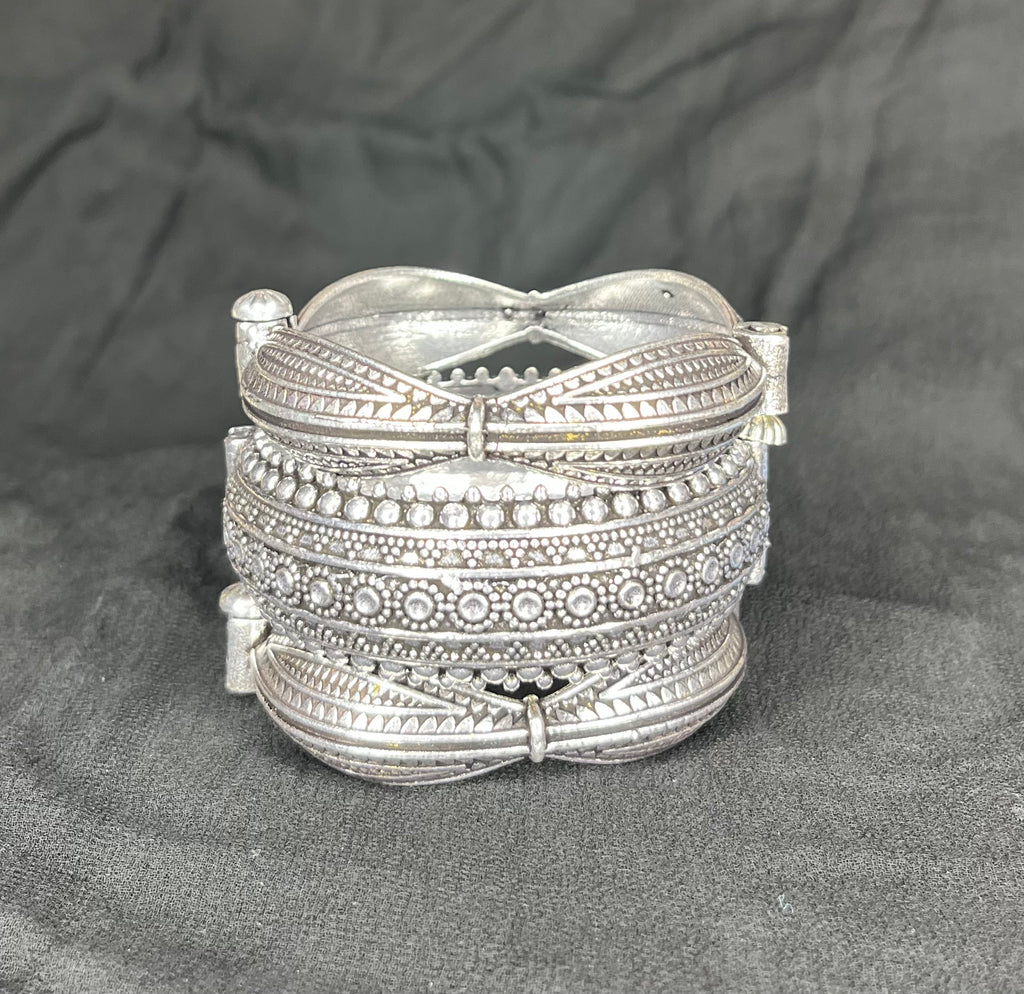 Silver Replica Kada Combo