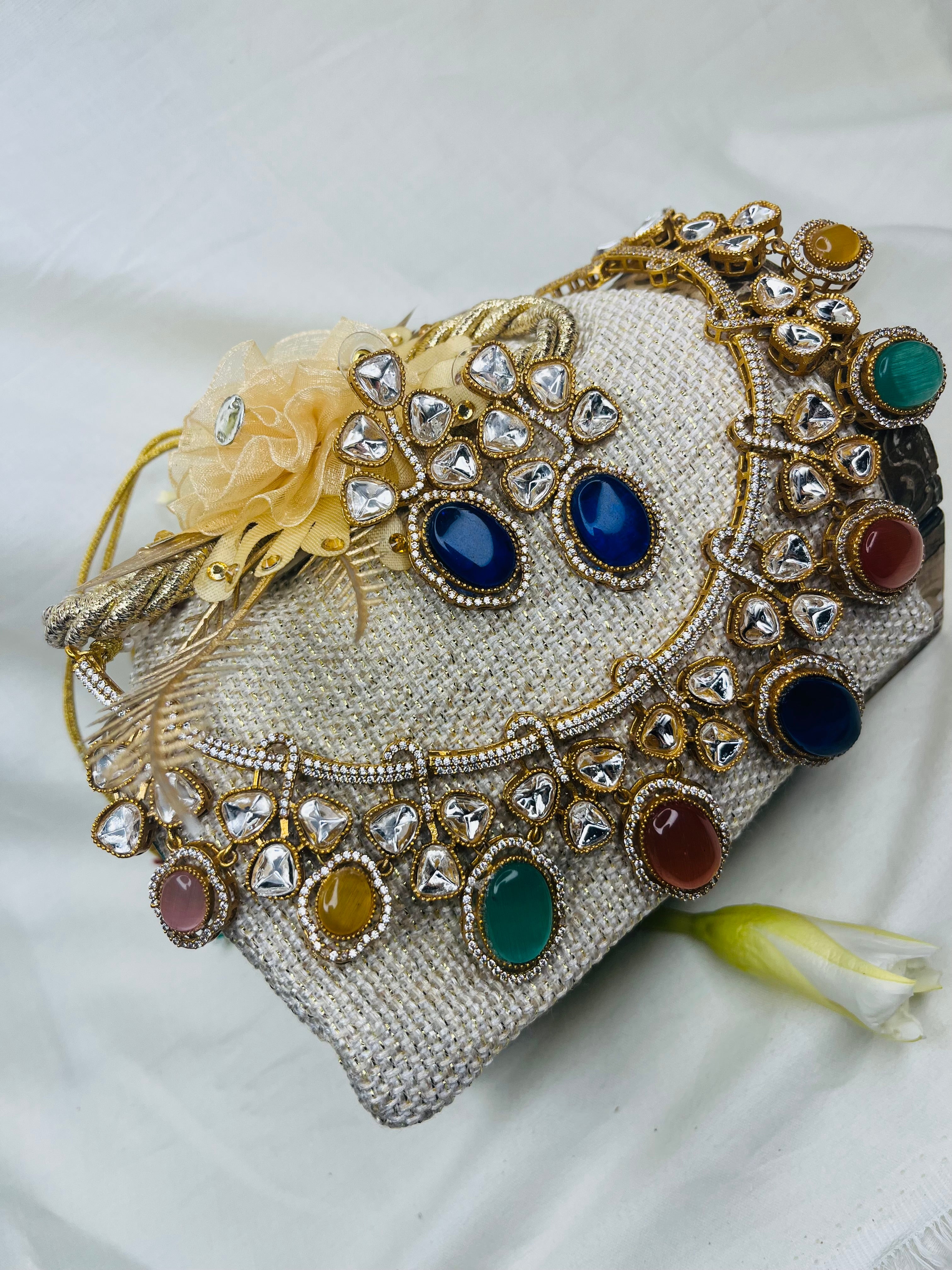 Multicolor Choker Set