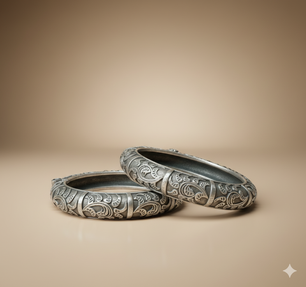 Ethnic Oxidized Kada