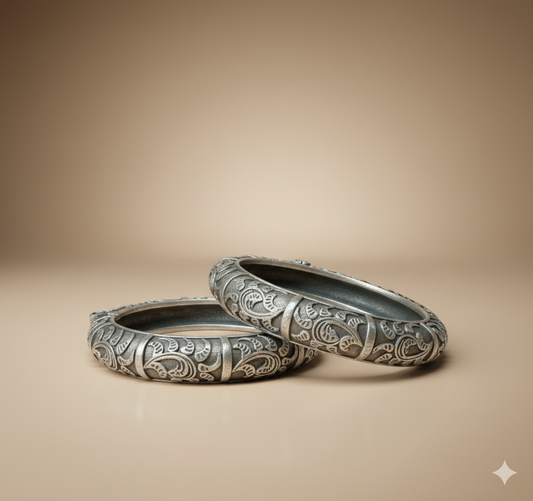Ethnic Oxidized Kada