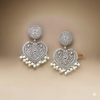 Heart Spade Earrings
