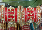 Rajwada Red Chuda Set