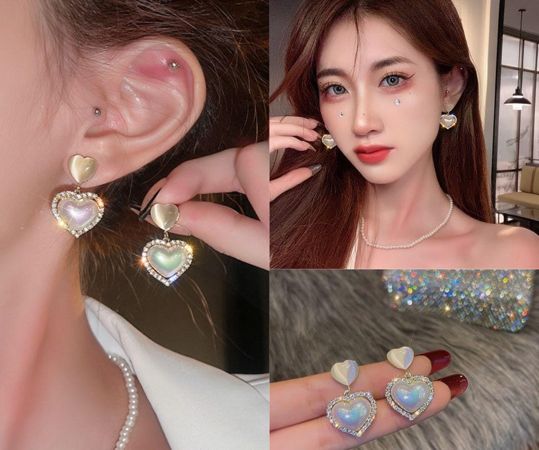 Heart Studs