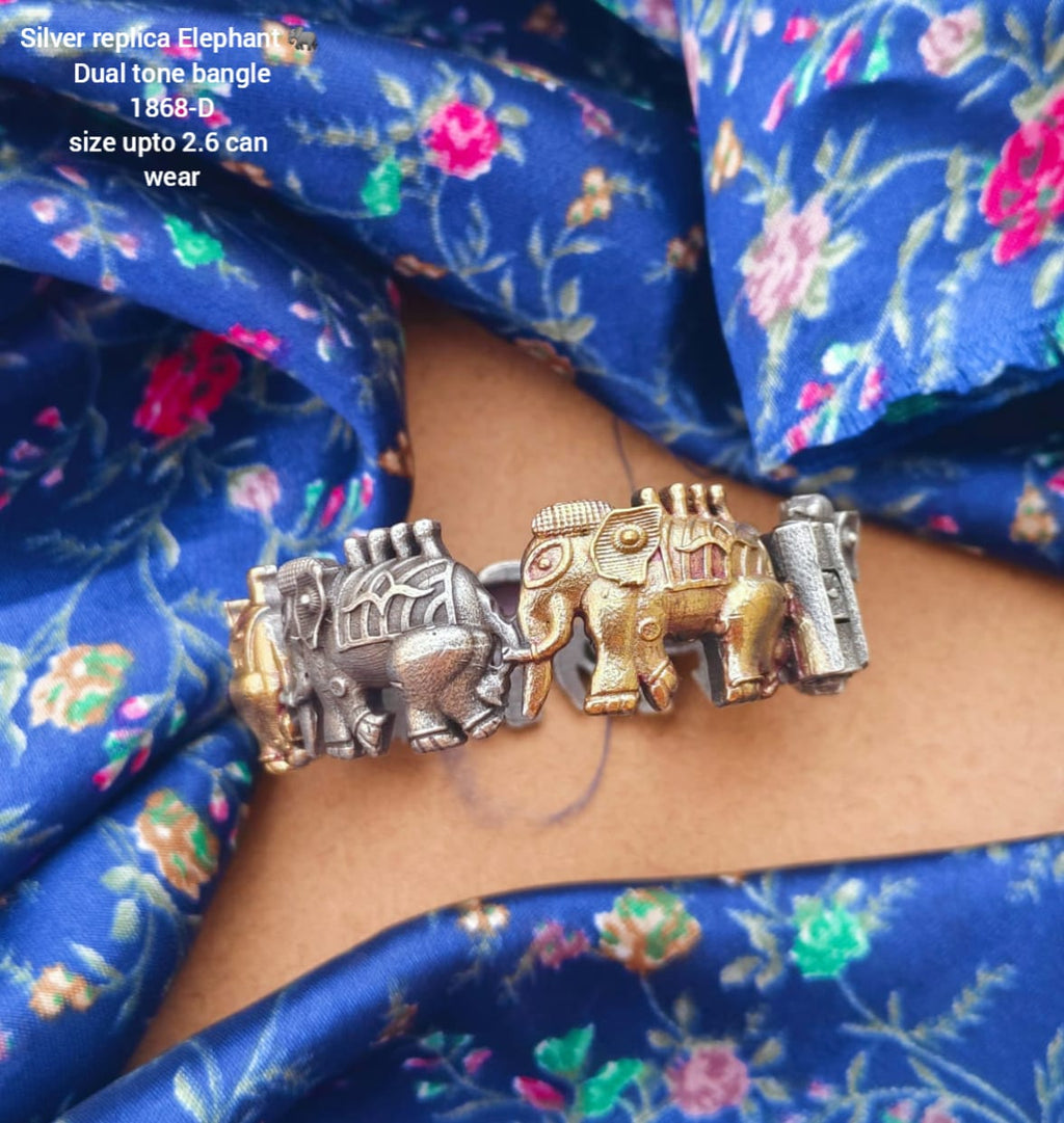 Haathi Oxidized Kada