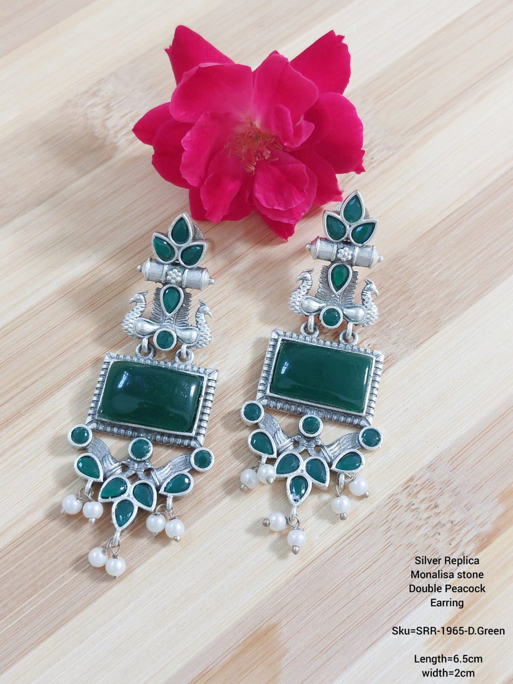 Monalisa Peacock Earrings