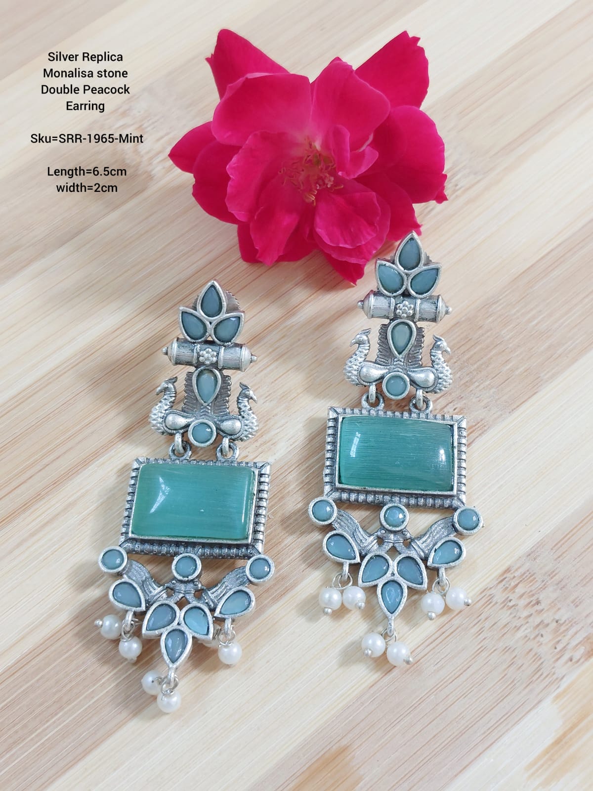 Monalisa Peacock Earrings