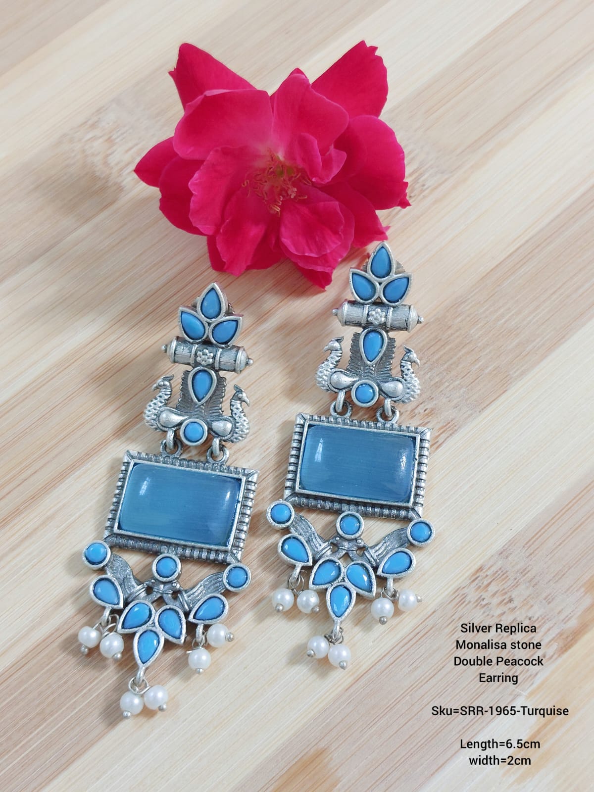 Monalisa Peacock Earrings