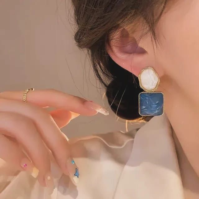 Mismatch Stone Studs