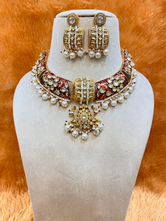 Polki Kundan Set
