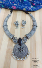 Monalisa Stone Silver Hasli