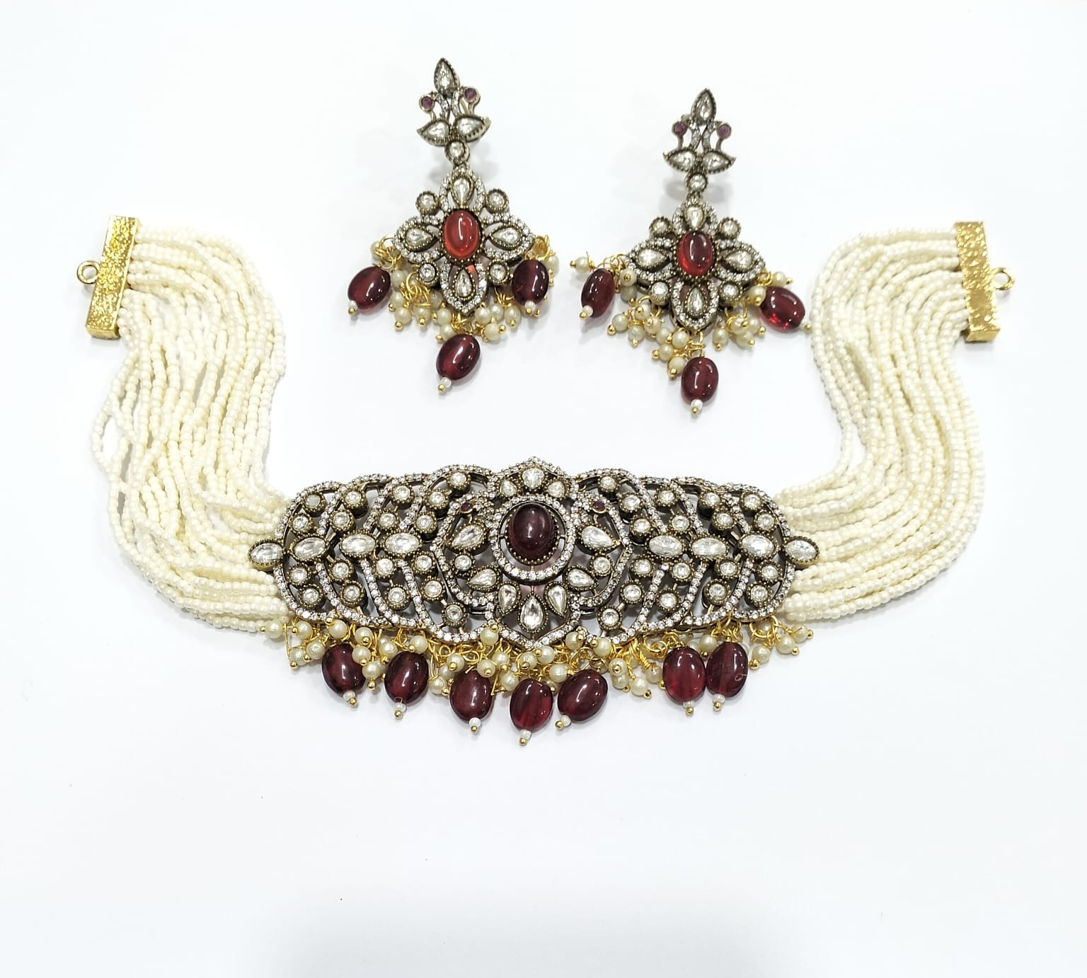 Kundan Polki Choker Set